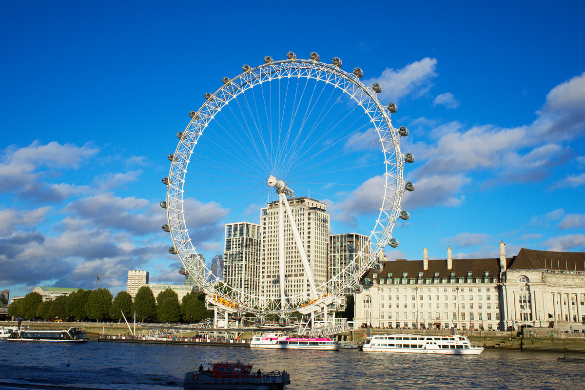 London Eye Ferris Wheel in London